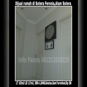 Dijual rumah di Alam Sutera Tangerang