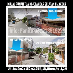 Dijual rumah di Jelambar Jakarta Barat