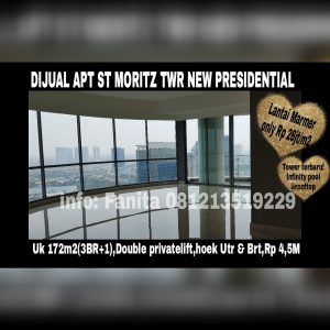 Dijual Apartment ST MORITZ Puri Indah Jakarta Barat
