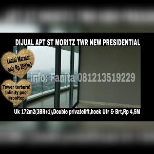 Dijual Apartment ST MORITZ Puri Indah Jakarta Barat