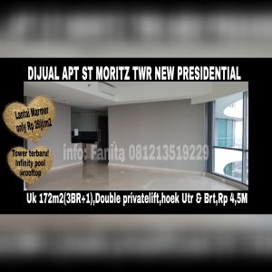 Dijual Apartment ST MORITZ Puri Indah Jakarta Barat