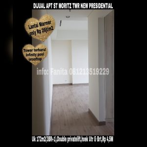 Dijual Apartment ST MORITZ Puri Indah Jakarta Barat