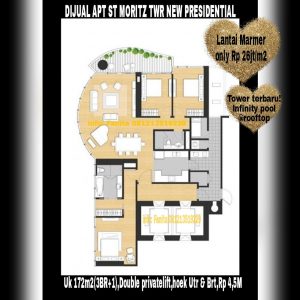 Dijual Apartment ST MORITZ Puri Indah Jakarta Barat