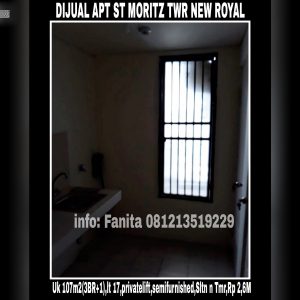 Dijual cepat Apartment St Moritz di Jl Puri Indah,Jakarta Barat