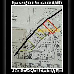 Dijual kavling perumahan elite di Puri Indah Jakarta Barat