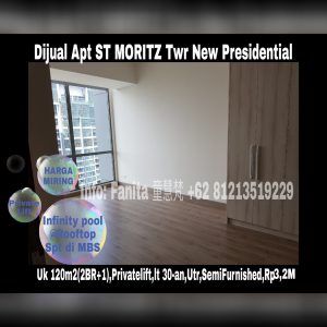 Dijual apartment St Moritz Puri Indah Jakarta Barat