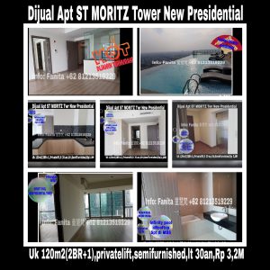 Dijual apartment St Moritz Puri Indah Jakarta Barat