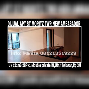 Dijual Apartment ST MORITZ Puri Indah Jakarta Barat