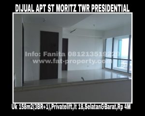 Dijual Apartment ST MORITZ Puri Indah Jakarta Barat