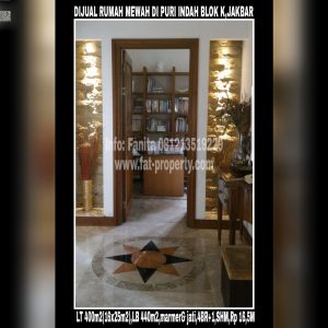 Dijual rumah mewah very lux di Puri Indah Blok K,Jakarta Barat