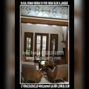 Dijual rumah mewah very lux di Puri Indah Blok K,Jakarta Barat