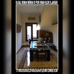 Dijual rumah mewah very lux di Puri Indah Blok K,Jakarta Barat