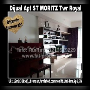 Dijual Apartment ST MORITZ di Puri Indah,Jakarta Barat.
