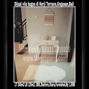 Dijual vila bagus dan murah di Korji Terrace,Ungasan,Bali.