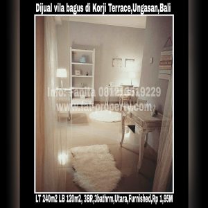 Dijual vila bagus dan murah di Korji Terrace,Ungasan,Bali.