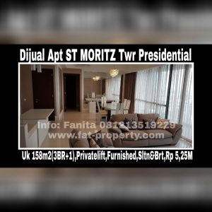 Dijual Apartment ST MORITZ Puri Indah Jakarta Barat