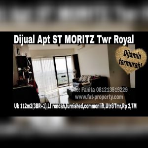 Dijual Apartment ST MORITZ di Puri Indah,Jakarta Barat.