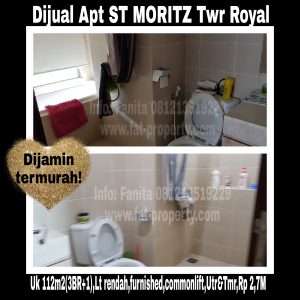 Dijual Apartment ST MORITZ di Puri Indah,Jakarta Barat.