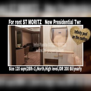 ST MORITZ Apartment @Jl Puri Indah,West Jakarta.