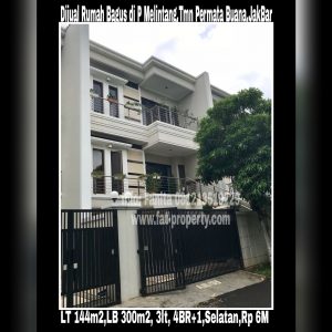 Dijual rumah bagus di Taman Permata Buana di cluster baru,Jl Pulau Melintang,Jakarta Barat.