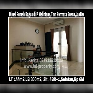 Dijual rumah bagus di Taman Permata Buana di cluster baru,Jl Pulau Melintang,Jakarta Barat.