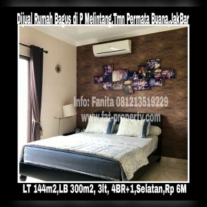 Dijual rumah bagus di Taman Permata Buana di cluster baru,Jl Pulau Melintang,Jakarta Barat.