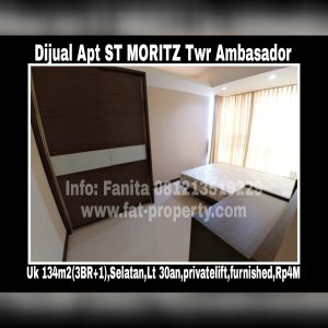 Dijual Apartment ST MORITZ Tower Ambasador,paling strategis di tengah2 Lippomal Puri.