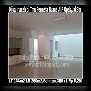 Dijual rumah bagus di Taman Permata Buana di cluster baru,Jl Pulau Opak,Jakarta Barat.