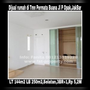 Dijual rumah bagus di Taman Permata Buana di cluster baru,Jl Pulau Opak,Jakarta Barat.