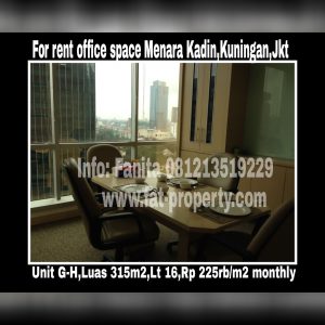 Office Space for Rent @Menara Kadin