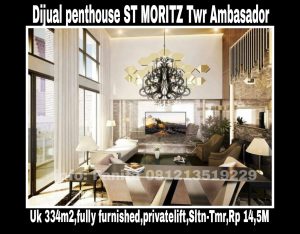 Dijual Penthouse ST MORITZ Puri Indah Jakarta Barat