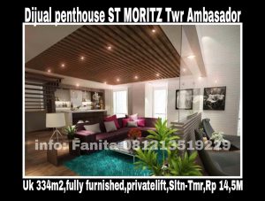 Dijual Penthouse ST MORITZ Puri Indah Jakarta Barat