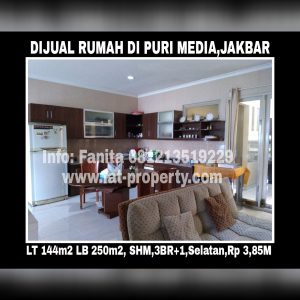 Dijual cepat rumah di Puri Media,Jakarta Barat.
