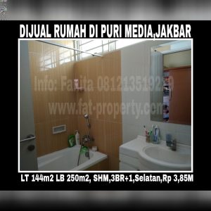 Dijual cepat rumah di Puri Media,Jakarta Barat.