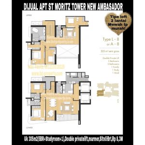 Dijual Apartment ST MORITZ Puri Indah Jakarta Barat