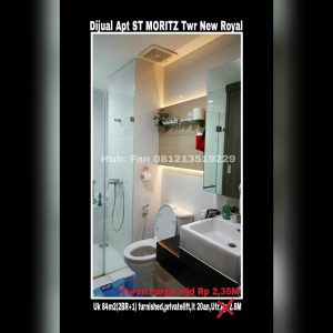 Dijual Apartment ST Moritz di Jl Puri Indah Jakarta Barat.