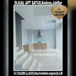Dijual Apartemen Satu8 Residence,Kedoya,Jakarta Barat.