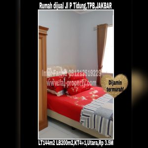 Dijual rumah siap huni di Taman Permata Buana tahap II,Jl Pulau Tidung,Jakarta Barat.