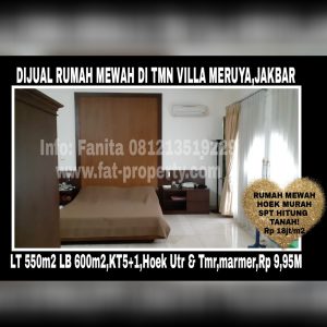 DIJUAL rumah mewah di Taman Villa Meruya,Jakarta Barat.