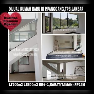 Dijual rumah baru mewah bagus di Taman Permata Buana di cluster baru,Jl Pulau Panggang,Jakarta Barat.