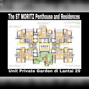 Dijual Apartment ST MORITZ Tower New Ambasador, tower paling high end dan terbaru serta paling strategis di tengah2 mal.