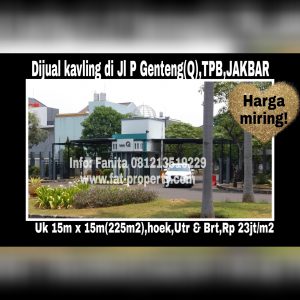 Dijual kavling bagus di perumahan elite sistem cluster yang sangat aman,di Taman Permata Buana tahap 3(terbaru),