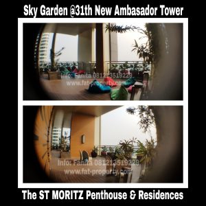 Dijual unit Super Penthouse Apartment ST MORITZ Tower New Ambasador,tower terbaru & terlengkap & paling strategis di tengah2 Lippomal Puri.