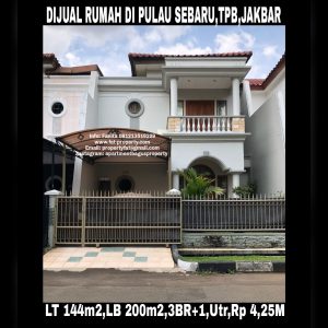 Dijual rumah siap huni di Taman Permata Buana tahap II,Jl Pulau Sebaru,Jakarta Barat.