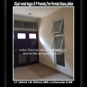 Dijual rumah bagus di Taman Permata Buana di cluster baru,Jl Pulau Pramuka,Jakarta Barat.