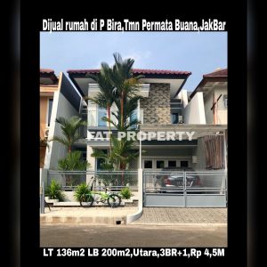 Dijual rumah siap huni di Taman Permata Buana tahap II,Jl Pulau Bira,Jakarta Barat.