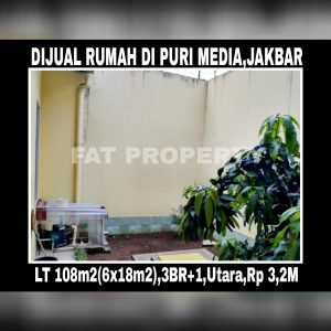 Dijual cepat rumah di Puri Media,Jakarta Barat.