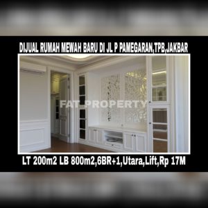 Dijual rumah di Taman Permata Buana, Jl Pulau Pamegaran,Jakarta Barat