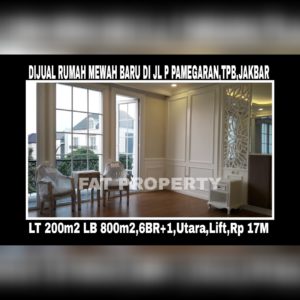 Dijual rumah di Taman Permata Buana, Jl Pulau Pamegaran,Jakarta Barat