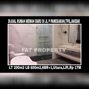 Dijual rumah di Taman Permata Buana, Jl Pulau Pamegaran,Jakarta Barat